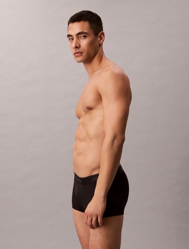 3 Pack Low Rise Trunks - Icon Cotton Stretch