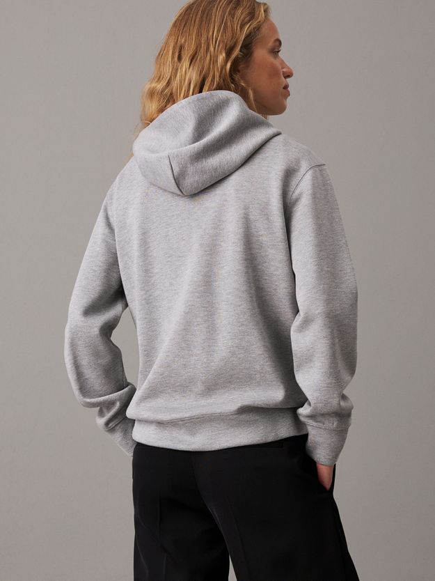 Relaxed Viscose Zip Up Hoodie