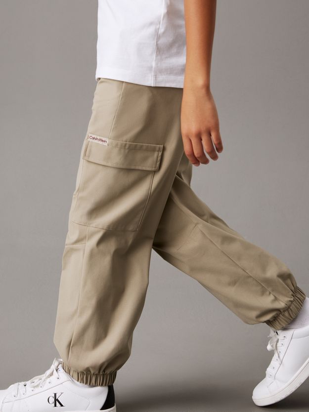 Oversized Parachute Cargo Trousers