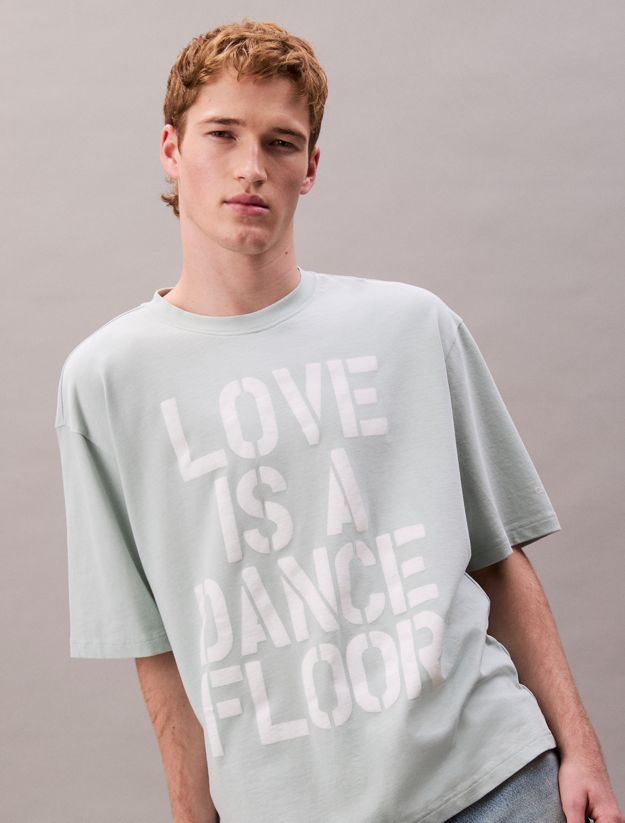 Marc Hundley Pride Love Is A Dance Floor Graphic Relaxed T-Shirt
