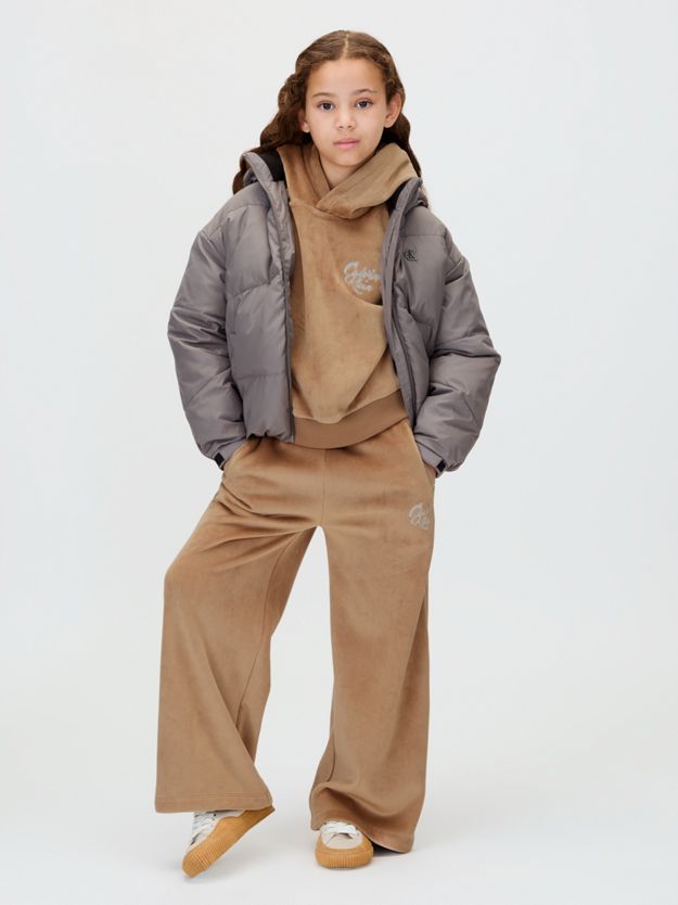 Velvet Feece Ribbed Tracksuit