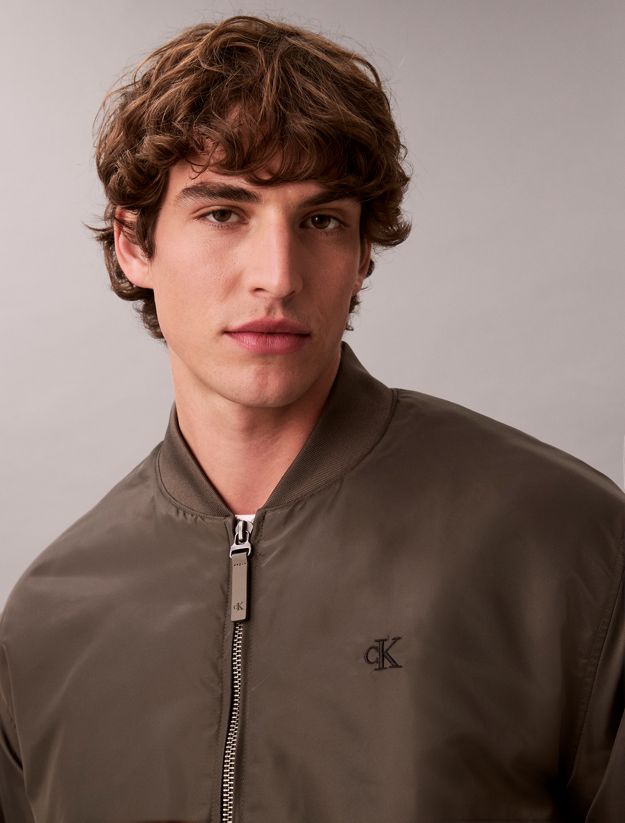 Nylon Bomber Jacket