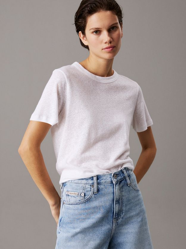Relaxed Linen Jersey T-shirt