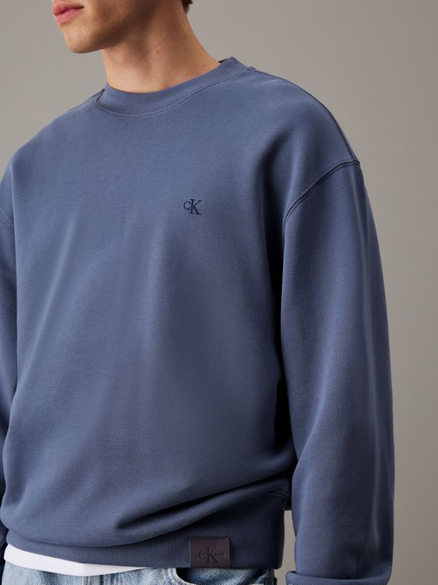 Cotton Terry Monogram Sweatshirt
