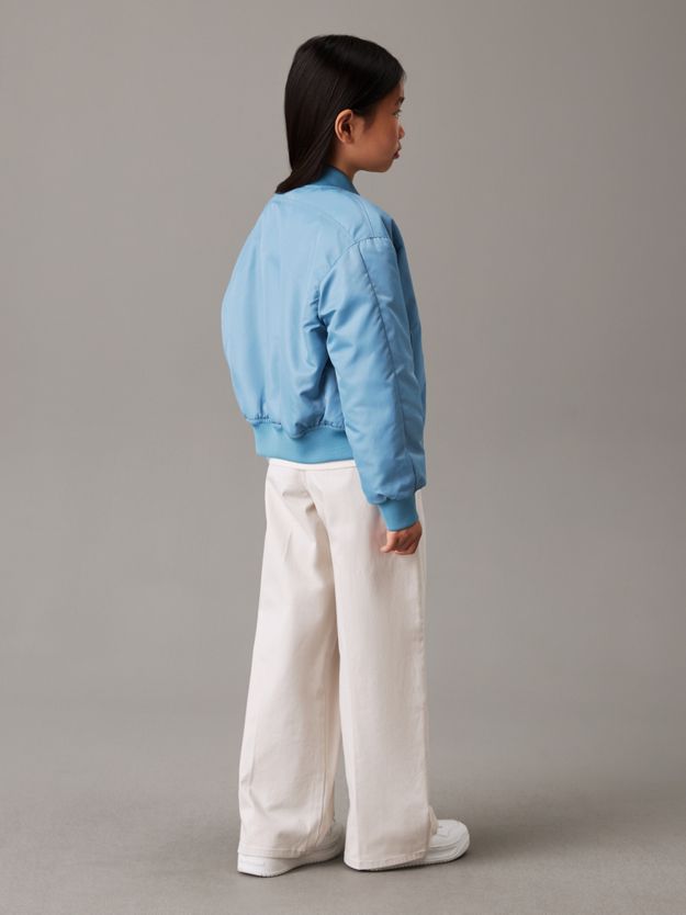 High Rise Wide Leg Chino Trousers