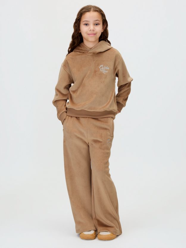 Velvet Feece Ribbed Tracksuit