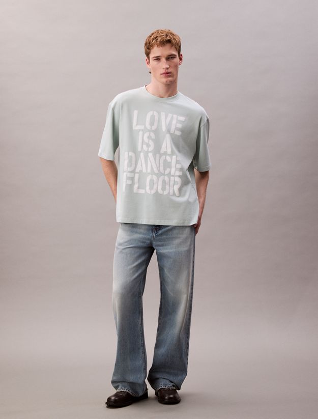 Marc Hundley Pride Love Is A Dance Floor Graphic Relaxed T-Shirt