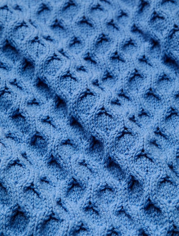 Merino Wool Cable Knit Scarf