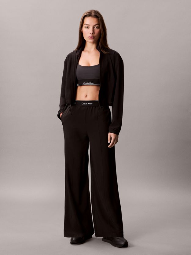 Performance Wide Leg Tracksuit Bottoms