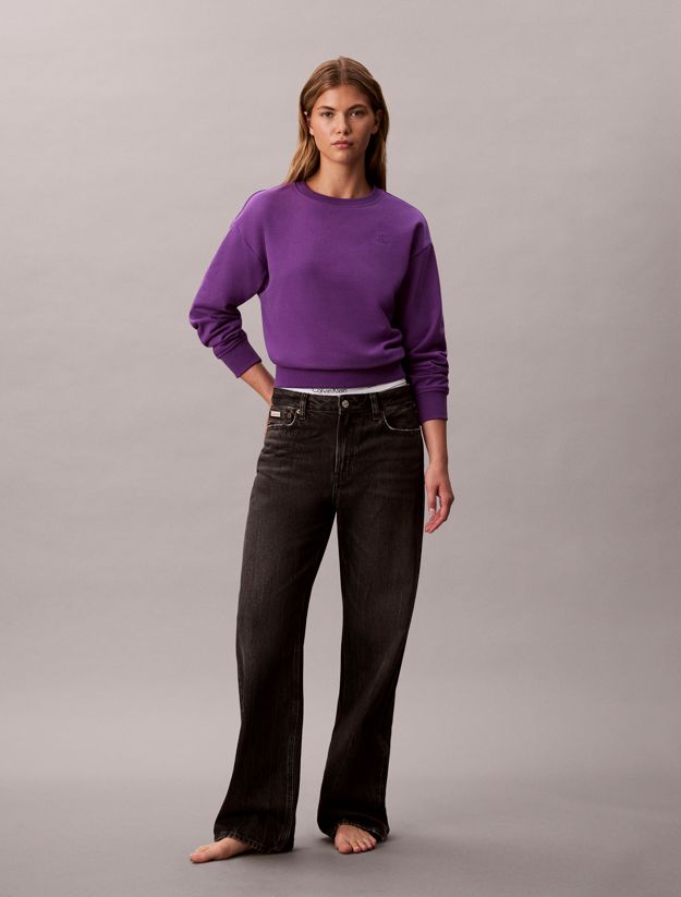 Relaxed Cotton Terry Sweatshirt