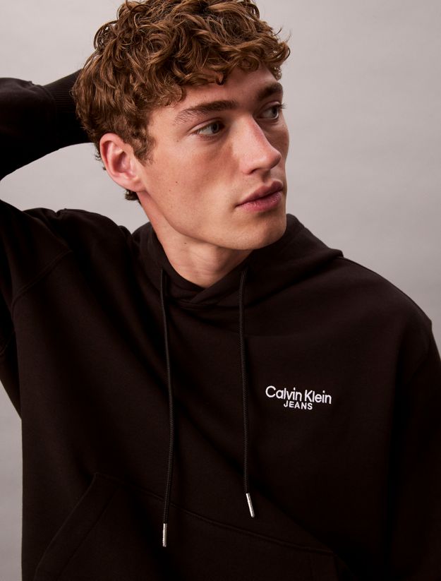 Cotton Terry Logo Hoodie