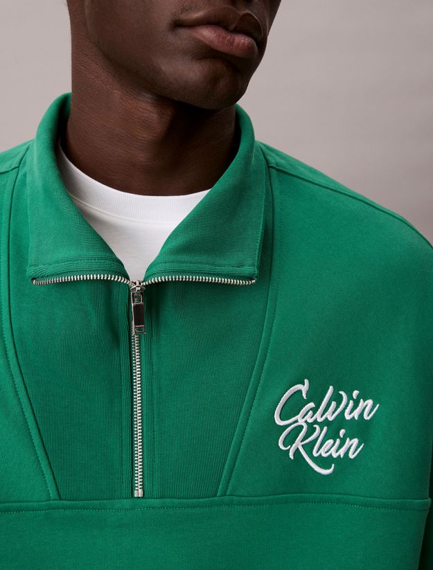 Premium Fleece Relaxed Quarter Zip Sweatshirt