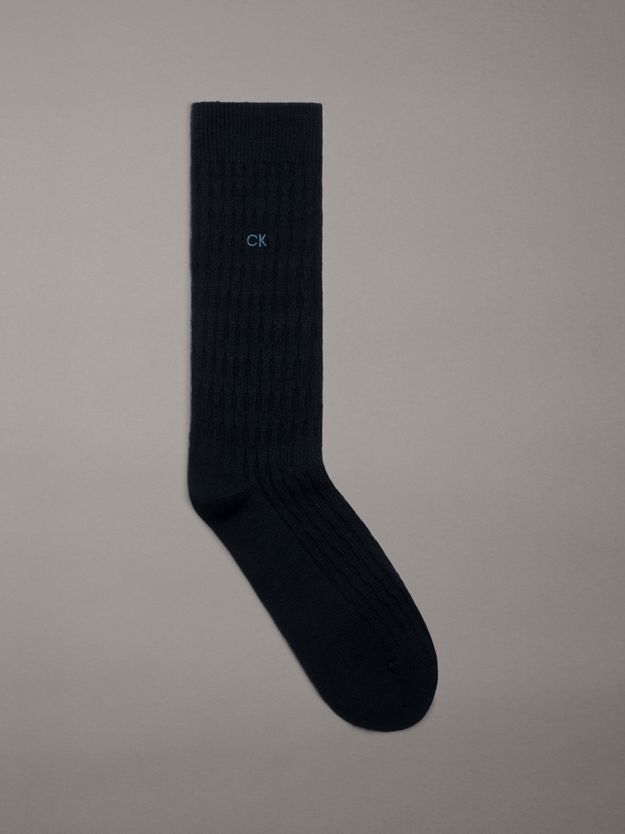 Wool Blend Crew Socks