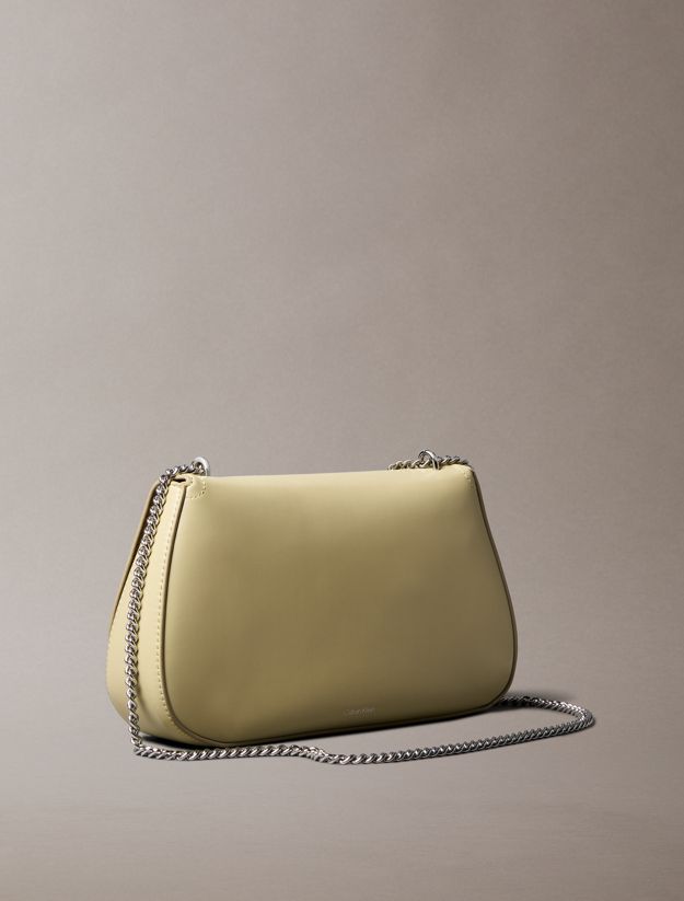 Monogram Logo Hardware Chain Shoulder Bag