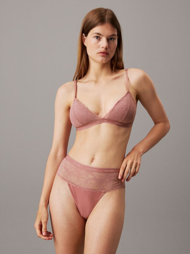 High Waisted Thong - Icon Lace