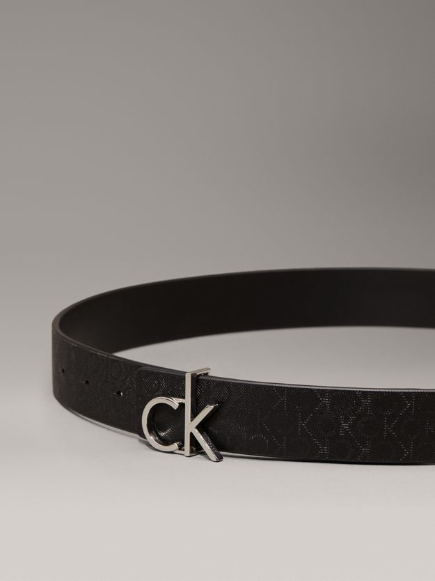 Reversible Logo Leather Belt
