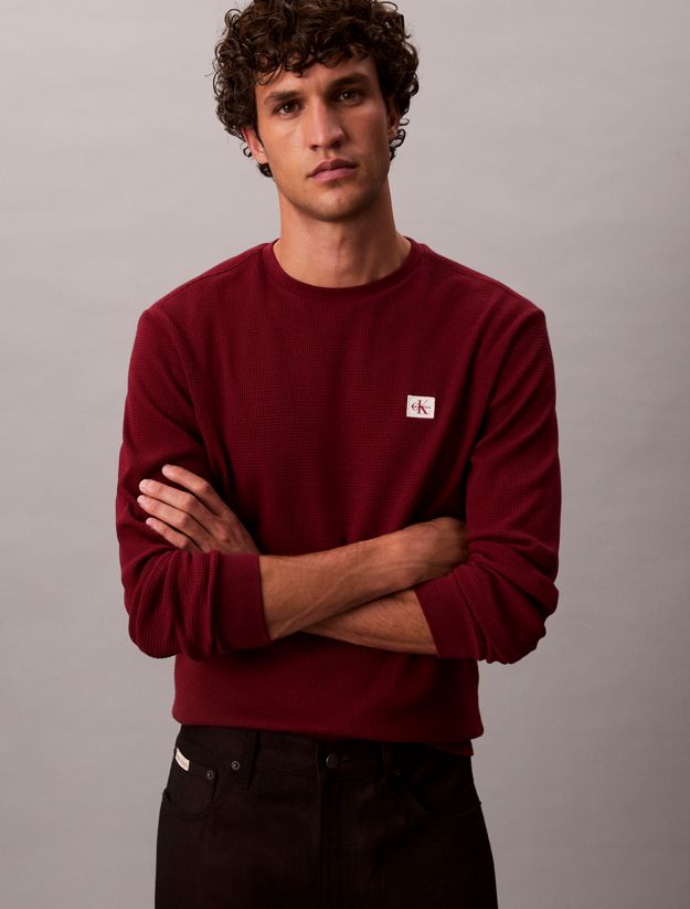 Long Sleeve Waffle T-shirt