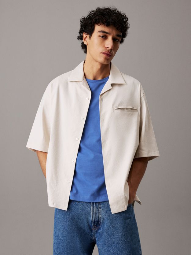 Relaxed Linen Lyocell Shirt