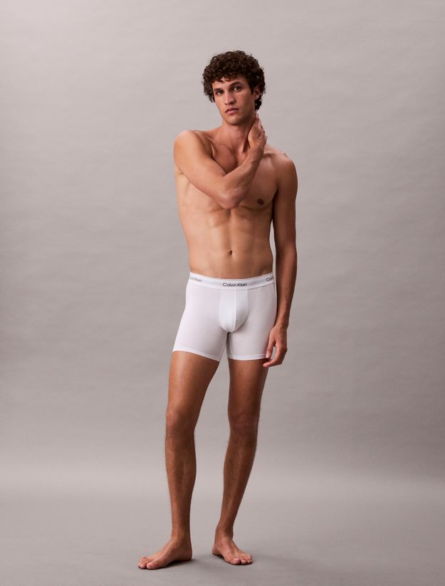 5 Pack Boxer Briefs - Icon Cotton Stretch