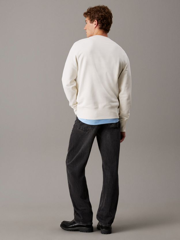 Cotton Terry Badge Sweatshirt