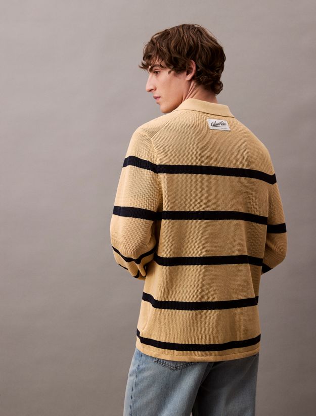 Striped Relaxed Polo