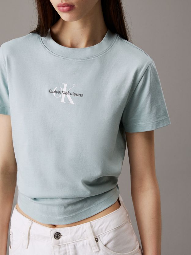 Cropped Monogram T-shirt