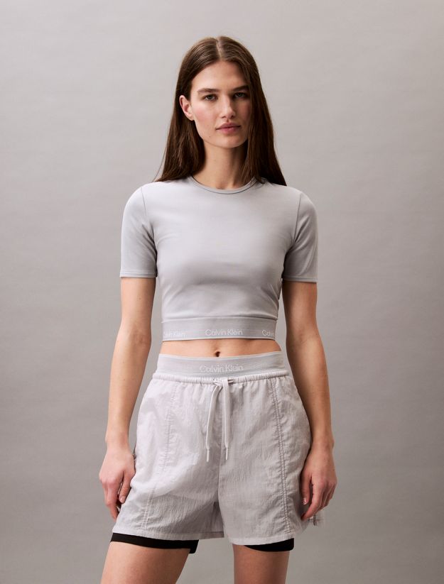 Cropped Performance Gym T-shirt