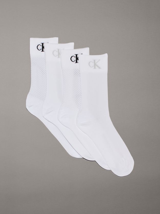 4 Pack Crew Socks
