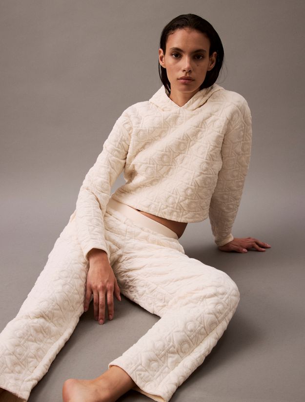 Logo Quilted Lounge Joggers