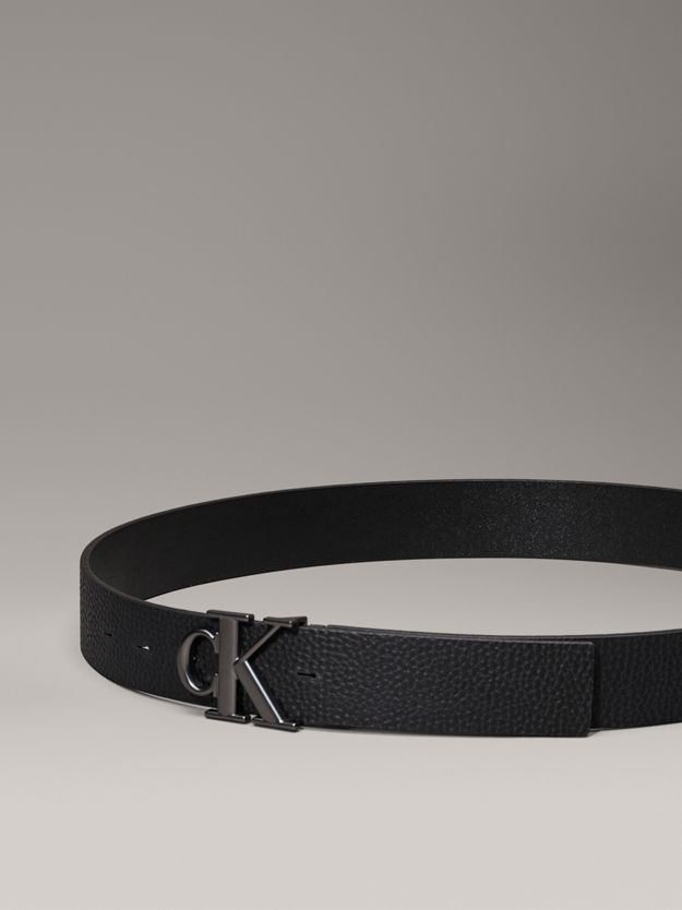 Leather Reversible Logo Belt