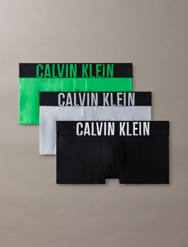 3 Pack Low Rise Trunks - Intense Power Micro