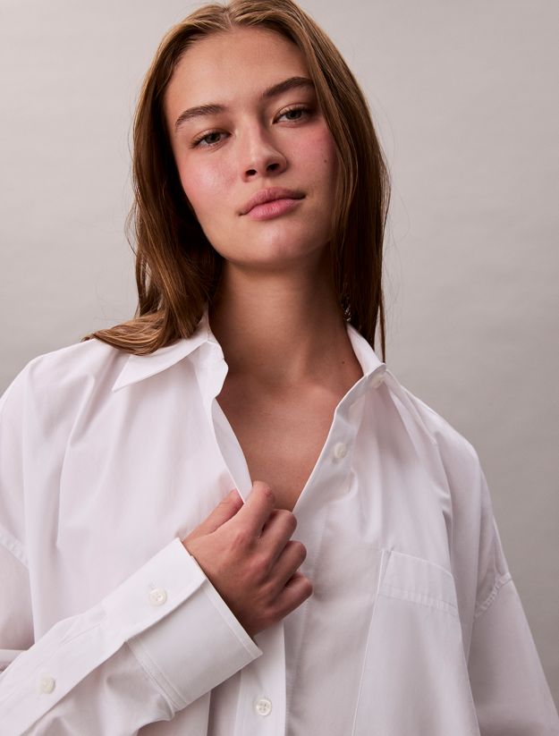 Cotton Relaxed Shirt Dress