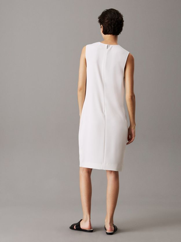 Wrinkle-Resistant Twill Shift Dress