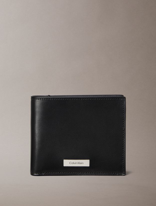 Plaque Logo Bifold Wallet