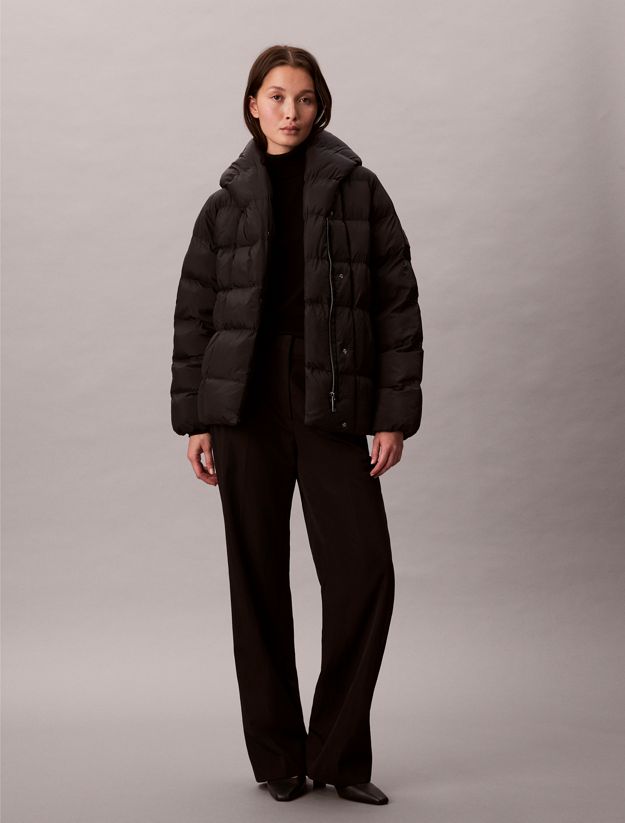 Shine Wrap Puffer Jacket