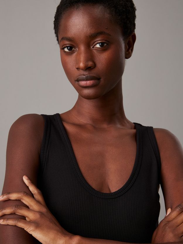 Slim Ribbed Tank Top