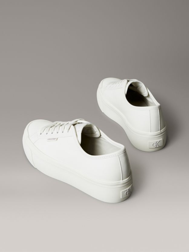 Leather Comfort Platform Trainers