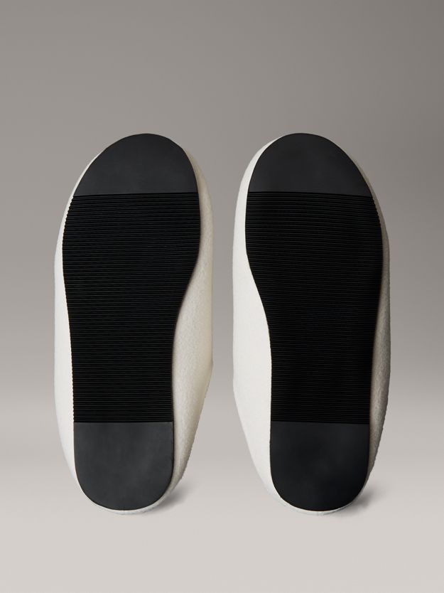 Felt Signature Logo Mule Slippers