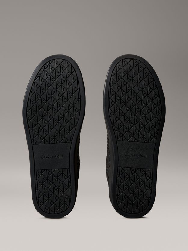 Rubberised Leather Emblem Logo Trainers