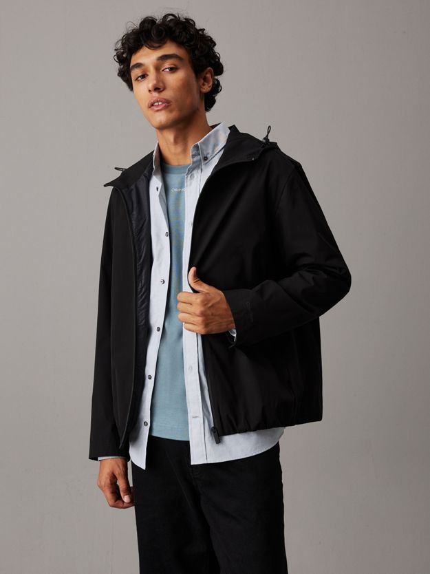 Tech Twill Hooded Jacket
