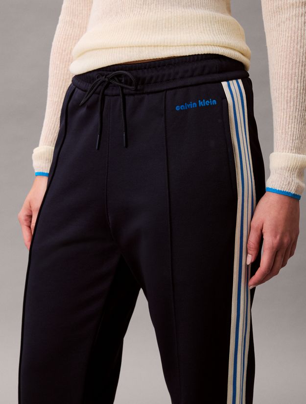 High Shine French Terry Track Pants