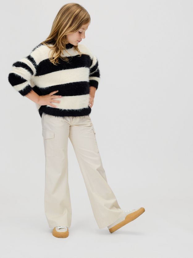 Flared Cargo Trousers