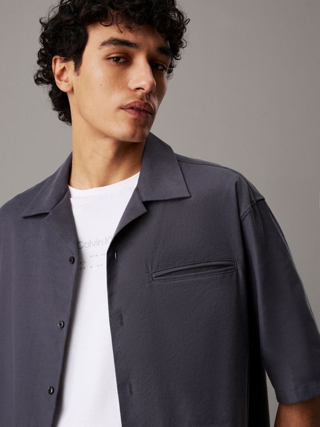 Relaxed Linen Lyocell Shirt