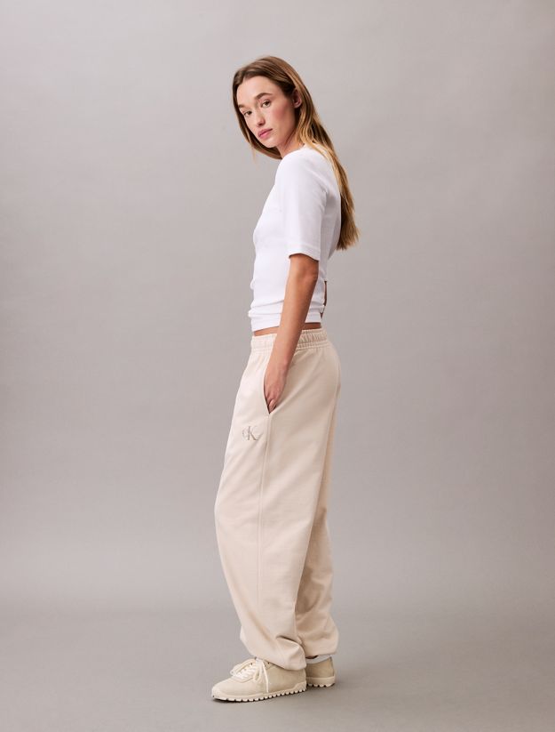 Cotton Terry Monogram Joggers