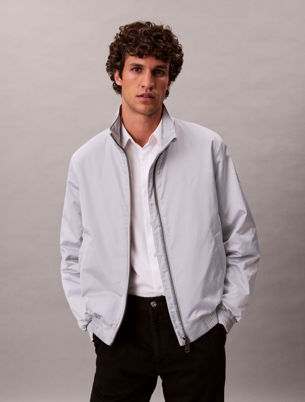 Padded Zip Mock Neck Jacket