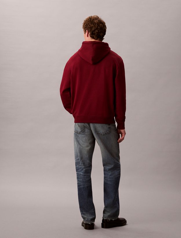 Cotton Terry Badge Hoodie