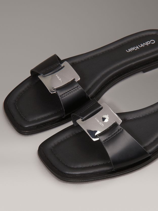 Leather Sliders