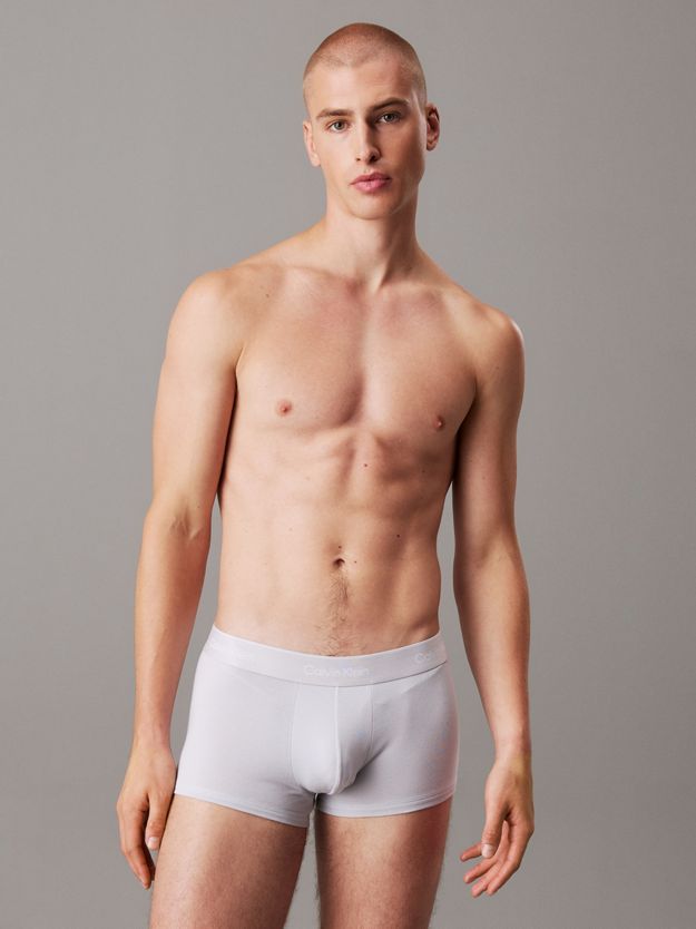 3 Pack Low Rise Trunks - Icon Cotton Stretch