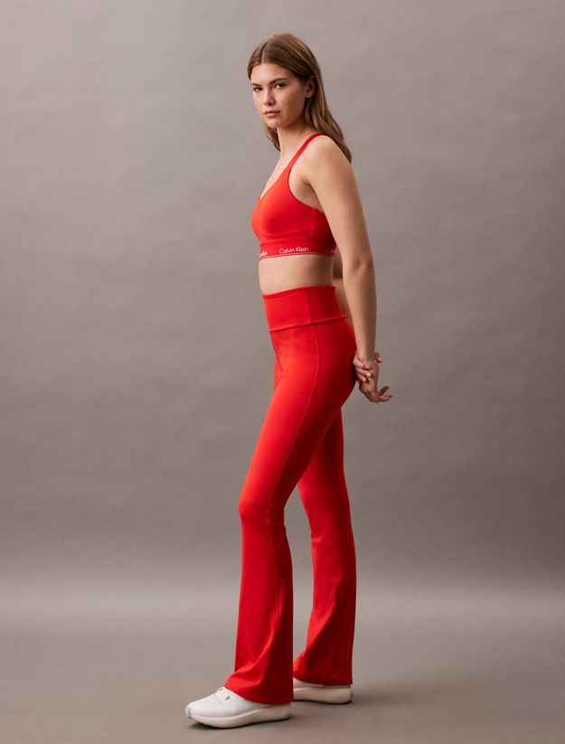 Quick-Dry High-Rise Flared Gym Leggings