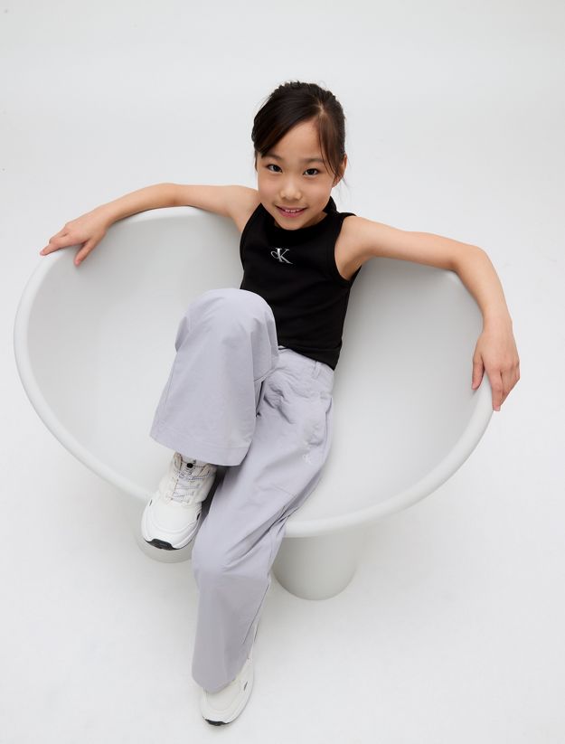 Wide Parachute Trousers